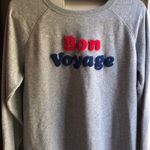 Comfy Bon Voyage Long Sleeve Sweatshirt